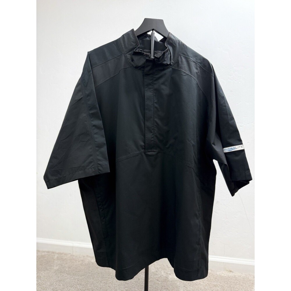 FootJoy FJ HydroLite Rain Shirt 2XL Black Short Sleeve Waterproof Golf NWOT